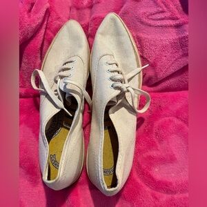Keds Cream Canvas Sneakers